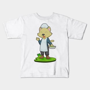 Cat Chef Pan Kids T-Shirt